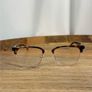 Peepers Blue Light Glasses Tortoise Browline Computer Frames